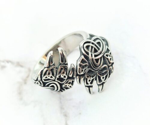 Trinity Paws 3 Mei's Viking Trinity Paws | ring | Stainless Steel Trinity Paws 3