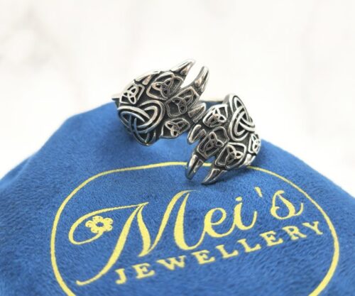 Trinity Paws 5 Mei's Viking Trinity Paws | ring | Stainless Steel Trinity Paws 5