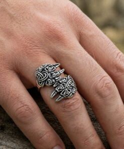 Alternative view of Mei's Viking Trinity Paws | ring | Stainless Steel