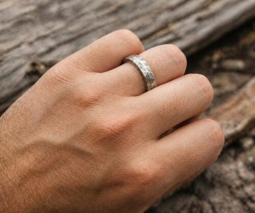Alternative view of Mei's Viking Geo Runes | ring | Stainless Steel