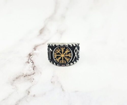Nordic Shield 2 Mei's Viking Nordic Shield | ring | Stainless Steel Nordic Shield 2