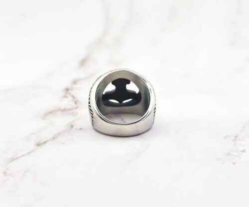 Thunder Runes 4 Mei's Viking Thunder Runes | ring | Stainless Steel Thunder Runes 4