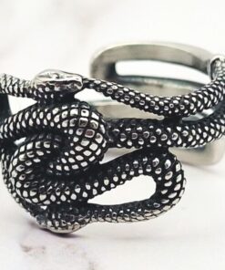 Mei's Viking Twilight Serpents | ring | Stainless Steel
