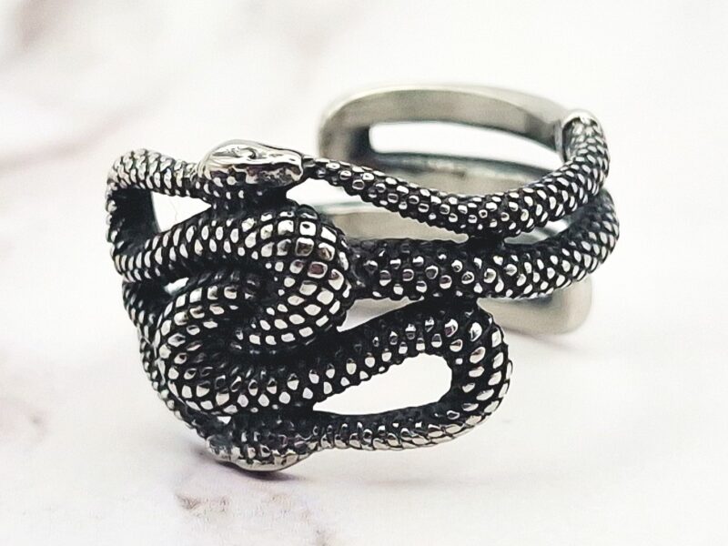 Twilight Serpents Mei's Viking Twilight Serpents | ring | Stainless Steel Mei's Viking Twilight Serpents | ring | Stainless Steel