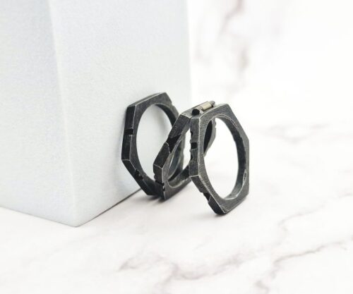Rune Fold 4 Mei's Viking Rune Fold | ring | Stainless Steel Rune Fold 4