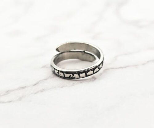 Serpent Runes 5 Mei's Viking Serpent Runes | ring | Stainless Steel Serpent Runes 5