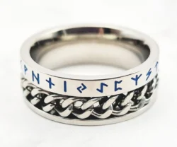 Mei's Viking Sky Runes | ring | Stainless Steel