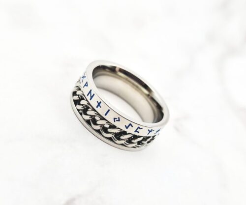 Sky Runes 5 Mei's Viking Sky Runes | ring | Stainless Steel Sky Runes 5