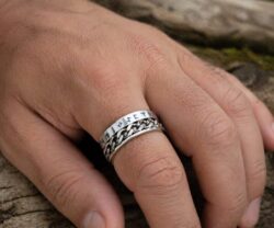 Alternative view of Mei's Viking Sky Runes | ring | Stainless Steel
