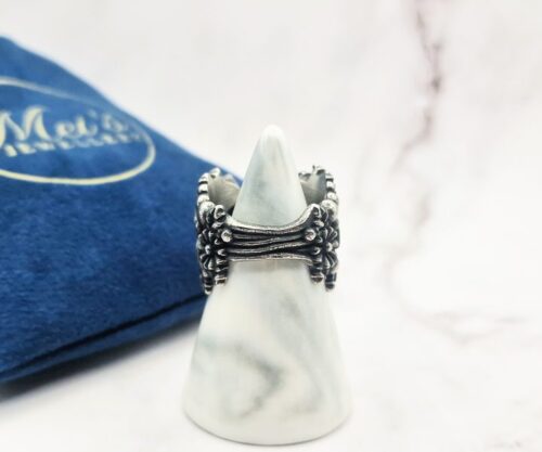 Blooming Skull 5 Mei's Muse Blooming Skull | ring | Stainless Steel Blooming Skull 5