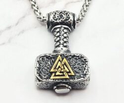 Mei's Viking Knots of Thunder | ketting | Stainless Steel