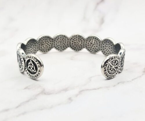 Nordic Signs 4 Mei's Viking Nordic Signs | armband | Stainless Steel Nordic Signs 4