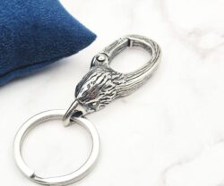 Mei's Viking Raven Locked | sleutelhanger | Stainless Steel