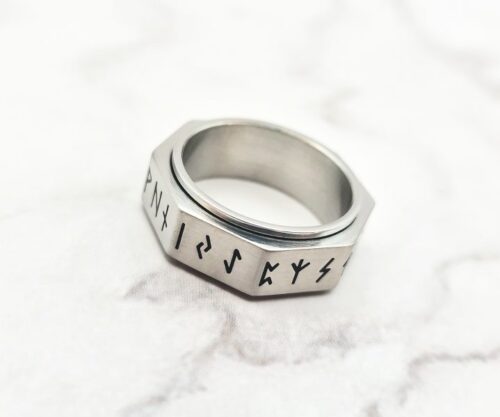 Rune Around 3 Mei's Viking Rune Around | ring | Stainless Steel Rune Around 3