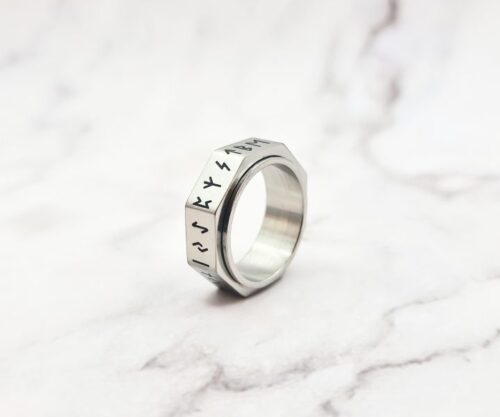 Rune Around 4 Mei's Viking Rune Around | ring | Stainless Steel Rune Around 4