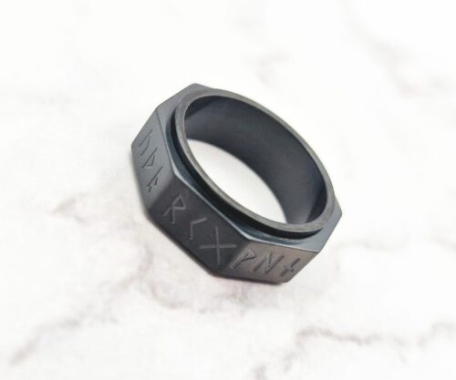 Rune Around 6 Mei's Viking Rune Around | ring | Stainless Steel Rune Around 6