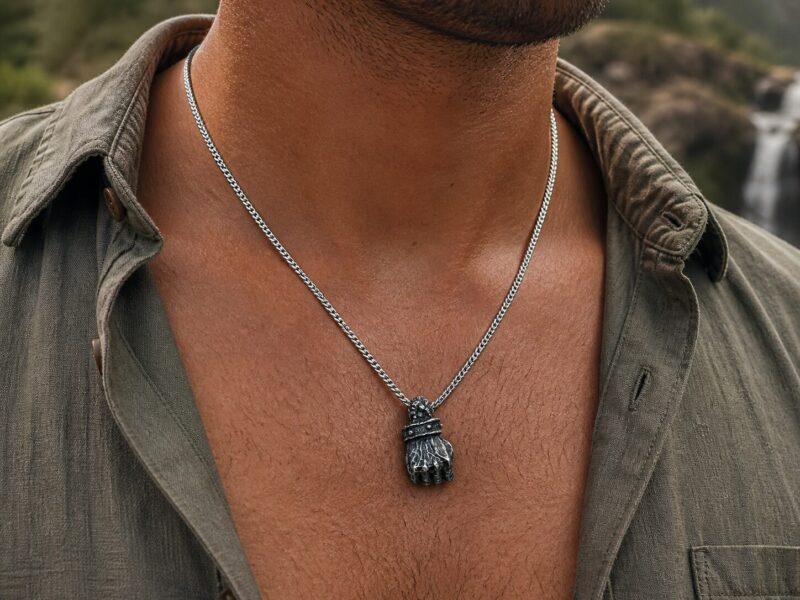 Steel Strong sierfoto Mei's Viking Steel Strong | ketting | Stainless Steel Mei's Viking Steel Strong | ketting | Stainless Steel - Afbeelding 2