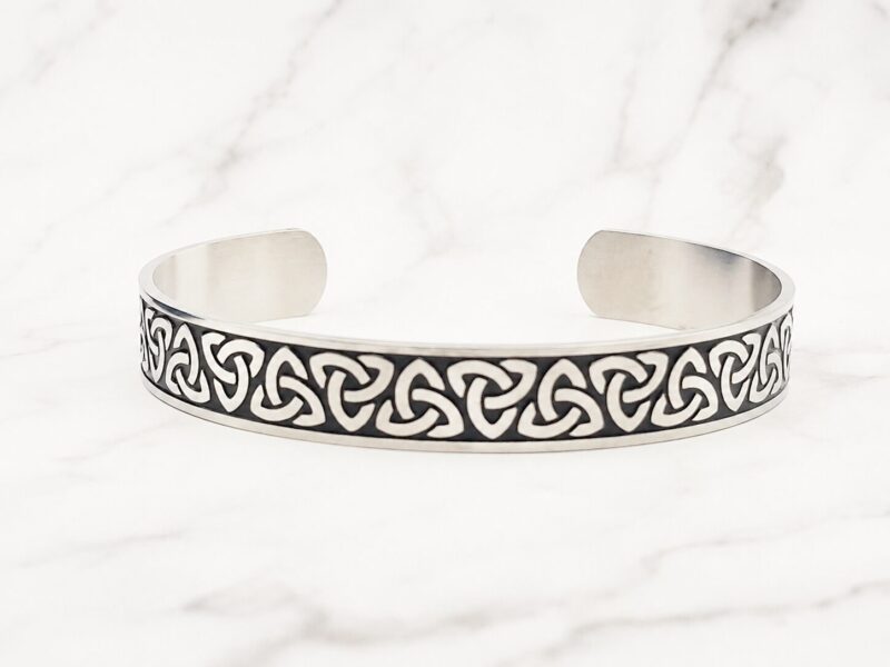 Trinity Band Mei's Muse Trinity Band | armband | Stainless Steel Mei’s Muse Trinity Band armband van roestvrij staal in zilver en zwart