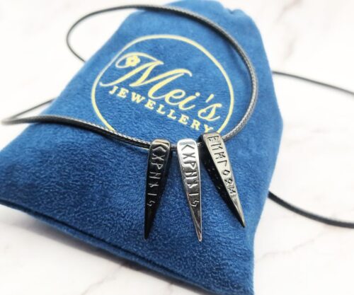 Triple Runes 3 Mei's Viking Triple Runes | ketting | Stainless Steel Triple Runes 3
