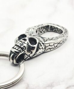 Mei's | Keyed Vivid Skull | sleutelhanger | Stainless Steel