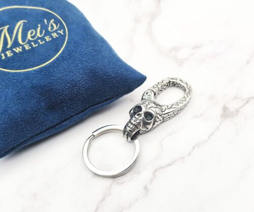 Vivid Skull 1 Mei's Muse Vivid Skull | sleutelhanger | Stainless Steel Vivid Skull 1