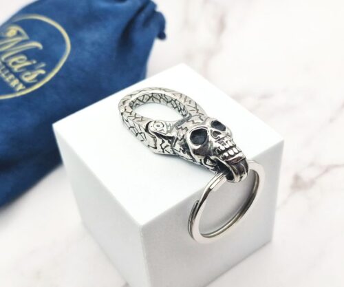 Vivid Skull 2 Mei's Muse Vivid Skull | sleutelhanger | Stainless Steel Vivid Skull 2