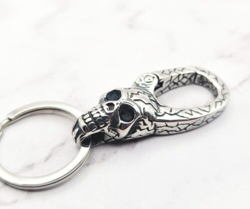 Vivid Skull 5 Mei's Muse Vivid Skull | sleutelhanger | Stainless Steel Vivid Skull 5