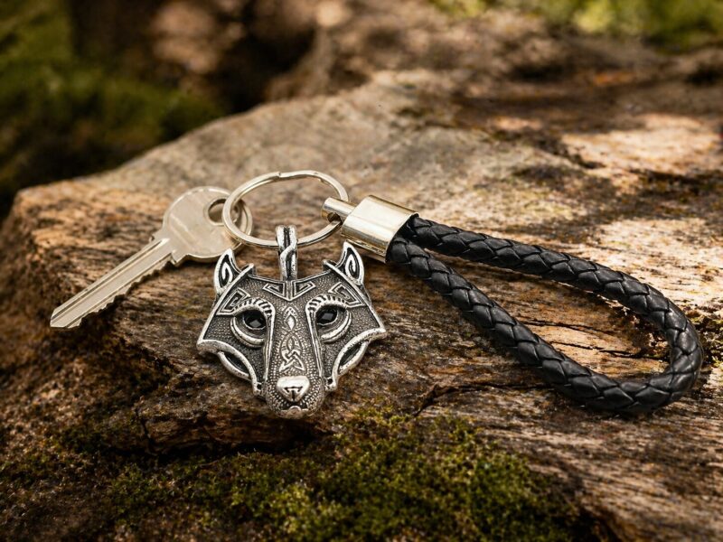 Wild Howl sierfoto Mei's Viking Wild Howl | sleutelhanger | Stainless Steel Mei's Viking Wild Howl | sleutelhanger | Stainless Steel - Afbeelding 2