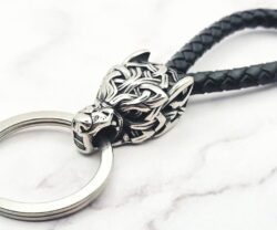 Mei's Viking Wolf Loop | sleutelhanger | Stainless Steel