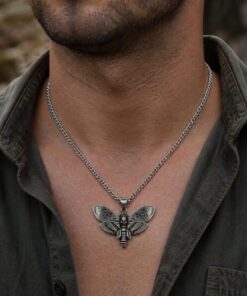 Alternative view of Mei's Muse Dark Fly | ketting | Stainless Steel