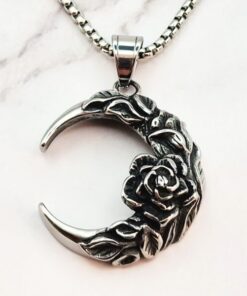 Mei's Muse Moon Blossom | ketting | Stainless Steel