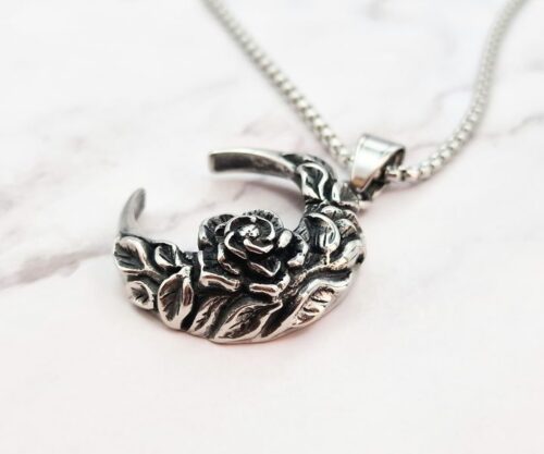 Moon Blossom 4 Mei's Muse Moon Blossom | ketting | Stainless Steel Mei’s Muse Moon Blossom ketting van stainless steel