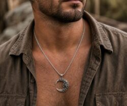 Alternative view of Mei's Muse Moon Blossom | ketting | Stainless Steel