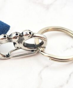 Mei's Muse Quad Skull | sleutelhanger | Stainless Steel