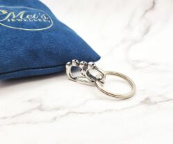Quad Skull 3 Mei's Muse Quad Skull | sleutelhanger | Stainless Steel Quad Skull 3