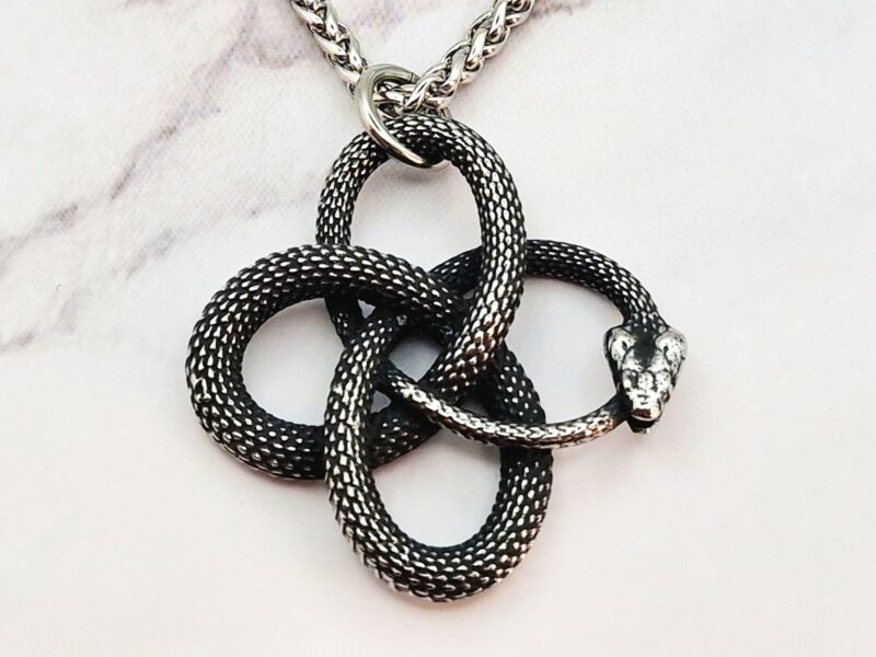 Serpents Loops Mei's Viking Serpent's Loops | ketting | Stainless Steel Mei's Viking Serpent's Loops | ketting | Stainless Steel