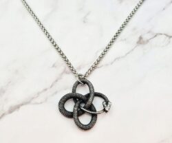 Serpents Loops 2 Mei's Viking Serpent's Loops | ketting | Stainless Steel Serpents Loops 2