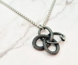 Serpents Loops 3 Mei's Viking Serpent's Loops | ketting | Stainless Steel Serpents Loops 3