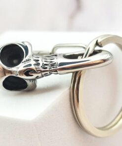 Mei's Muse Skull Clasp | sleutelhanger | Stainless Steel