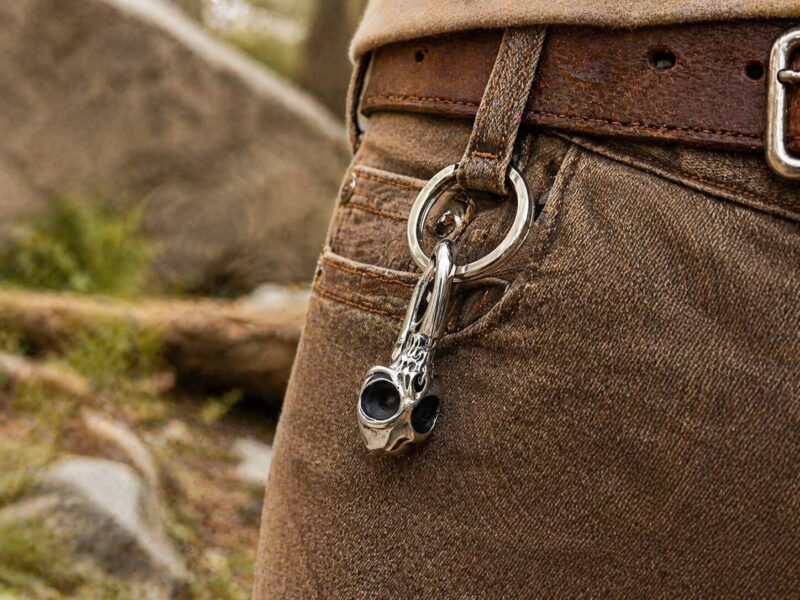 Skull Clasp sierfoto Mei's Muse Skull Clasp | sleutelhanger | Stainless Steel Mei's Muse Skull Clasp | sleutelhanger | Stainless Steel - Afbeelding 2