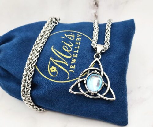 Trinity Gem 1 Mei's Muse Trinity Gem | ketting | Stainless Steel Mei’s Muse Trinity Gem ketting van stainless steel