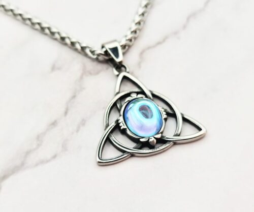 Trinity Gem 2 Mei's Muse Trinity Gem | ketting | Stainless Steel Mei’s Muse Trinity Gem ketting van stainless steel