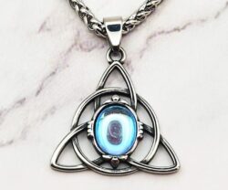 Mei's Muse Trinity Gem | ketting | Stainless Steel