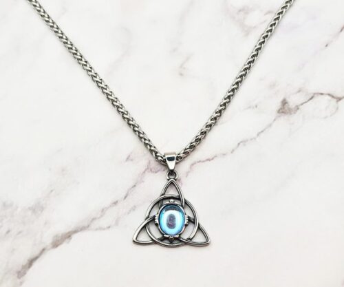 Alternative view of Mei's Muse Trinity Gem | ketting | Stainless Steel