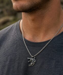 Alternative view of Mei's Muse Wolf Club | ketting | Stainless Steel