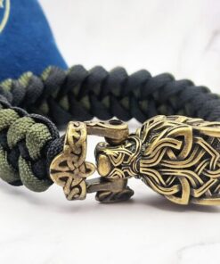 Mei's Viking Golden Wolf | ketting | Stainless Steel