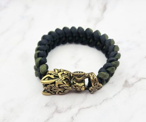 Golden Wolf 3 Mei's Viking Golden Wolf | armband | Stainless Steel Golden Wolf 3