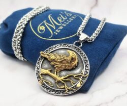 Ravens Perch 1 e1747046751887 Mei's Viking Raven's Perch | ketting | Stainless Steel Ravens Perch 1 e1747046751887