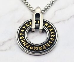 Mei's Viking Runic Circle | ketting | Stainless Steel