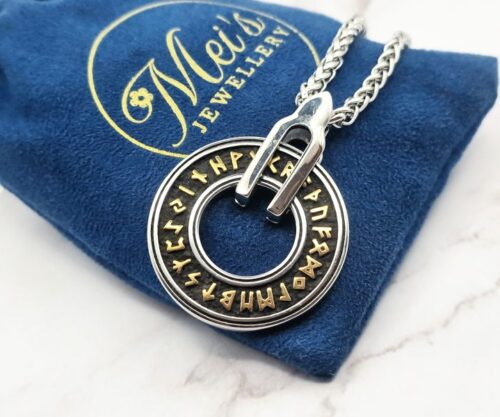 Runic Circle Mei's Viking Runic Circle | ketting | Stainless Steel Runic Circle
